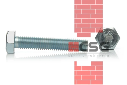 Болт с полной резьбой 6x100 оцинк. DIN 933 (25кг)