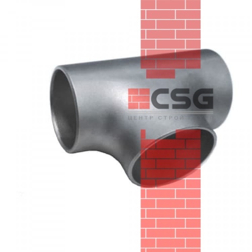 Тройник сталь переходной Дн 76х3,5-57х3,0 (Ду 65х50) под приварку Китай арт.1212056