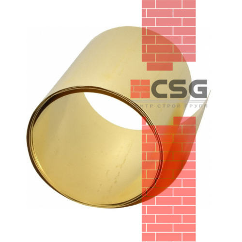 Лента латунная 0.7х300 мяг, марка Л63