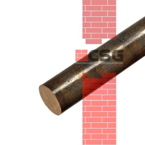 Круг бронзовый 60 прес, длина 3 м, марка БРАЖМц10-3-1.5