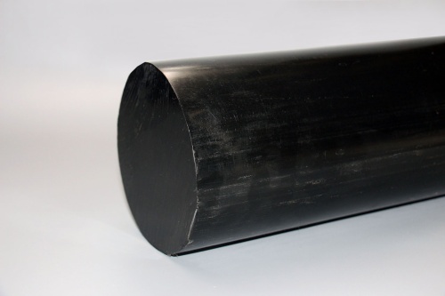 Полиацеталь стержень Ф120 мм ПОМ-С (1000 мм, 17,7 кг) чёрный