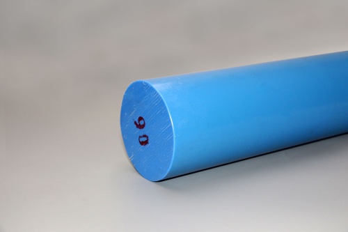 Капролон стержень Ф 90 мм MC 901 BLUE (1000 мм, 8,0 кг) синий Китай