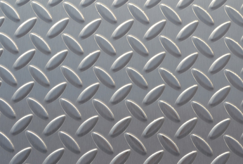 Лист рифленый 10х1500х6000 ромб н/обр