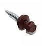 Саморез кровельный 4.8x35 RAL8017 по дереву (3 000шт) арт.1186009CDEK