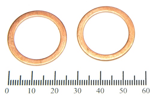 Шайба медная 20х26х1.0