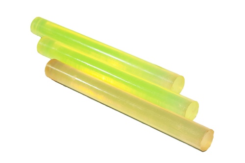 Полиуретан стержень Ф 50 мм   (L=500 мм, ~1,4 кг, жёлтый) Китай